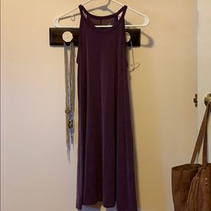 Purple swing dress